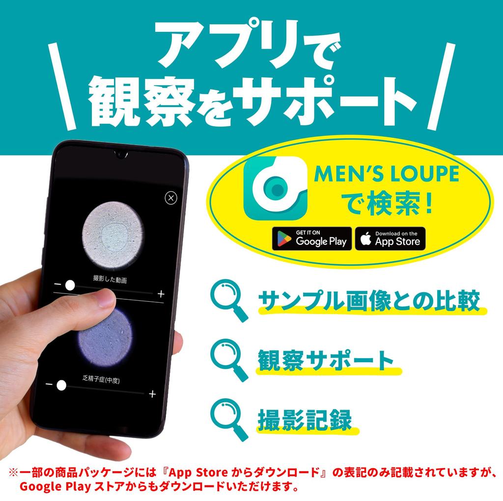 TENGA Healthcare TENGA LOUPE Tenga Magnifying Glass Observation Kit for (Tenga Healthcare) MEN'S Men's [Sperm Smartphones]