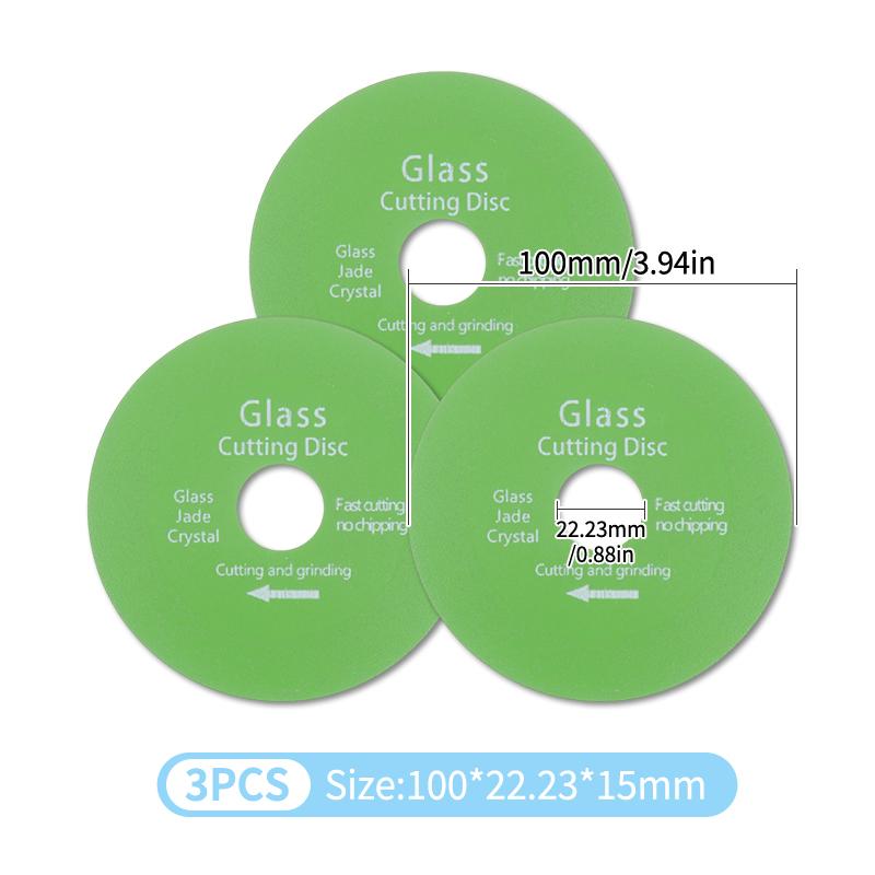 100/115/125mm Glass Cutting Disc Ultra-thin Saw Blade For Angle Grinder Machine Marble Ceramic Tile Polishing Grinding
