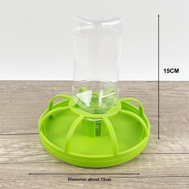 Comedero y Bebedero Espesado para Aves de Corral Dispensador Automático de Agua y Comida para Pollos Pájaros Pollitos Bebedero para Pollos Rutina de Alimentación Abrevadero para Pollos