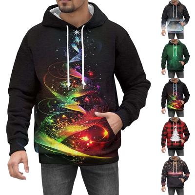 Kapşonlu Spor Eşofman Takımı Unisex Koşu Kıyafetleri Uzun Kollu Kazak Kapşonlu Sweatshirt