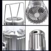 Foldable Camping Lantern Fan Solar/Rechargeable/Battery Powered 1500mAh Portable Lantern Fan Power Bank with Hook for Emergency