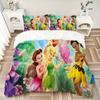 Fairy Friends Fantasy Garden Print 3Pcs Bedding Setduvet Cover With 2 Bedropillowcase Home Birthday Gift