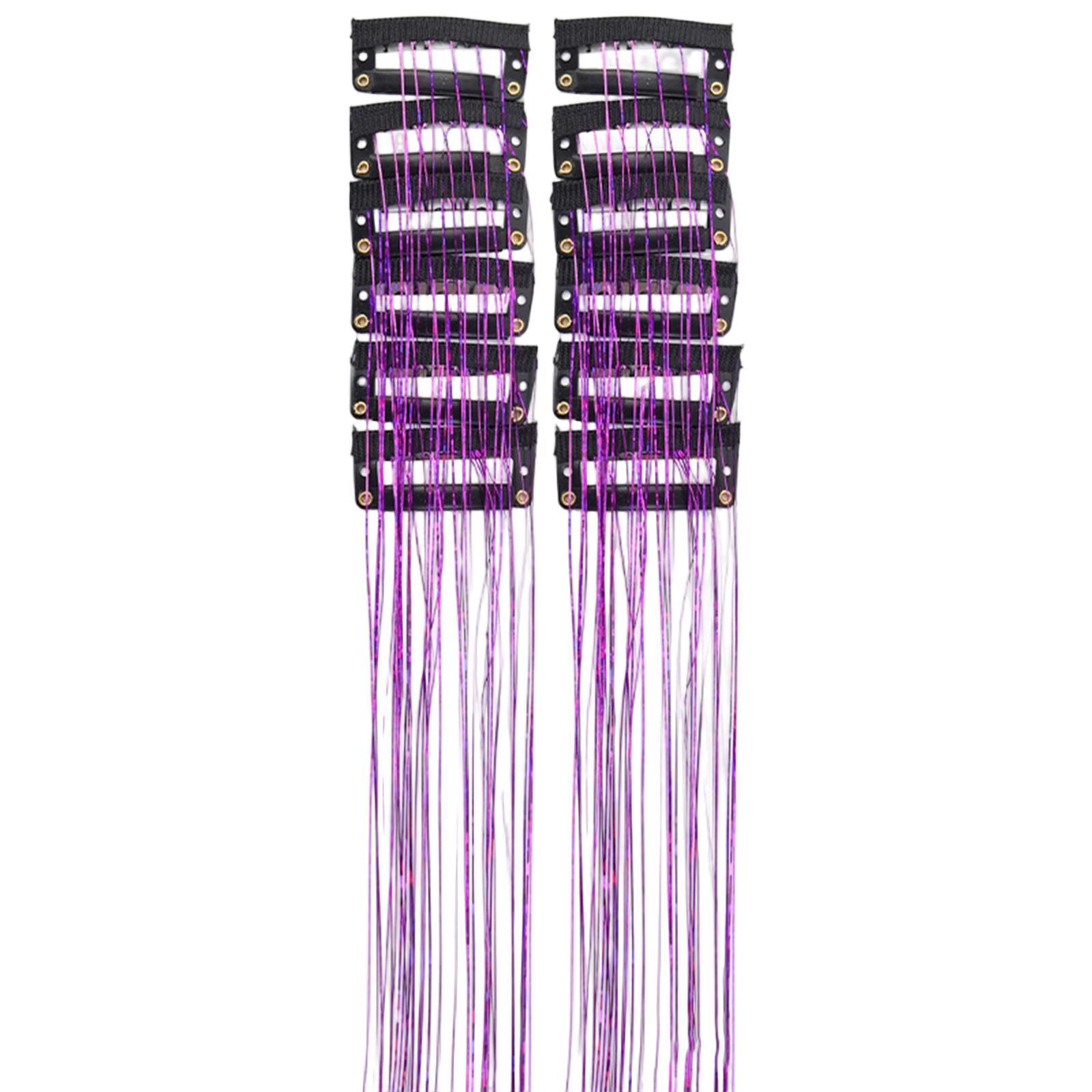 

Sequin Hair Accessory Set, Clip Sequin Hair Accessory Set, Suitable For Girls, Sparkly Hair Accessories, Can Be Used For Parties And Other Occasions. One Size темно-фіолетовий колір