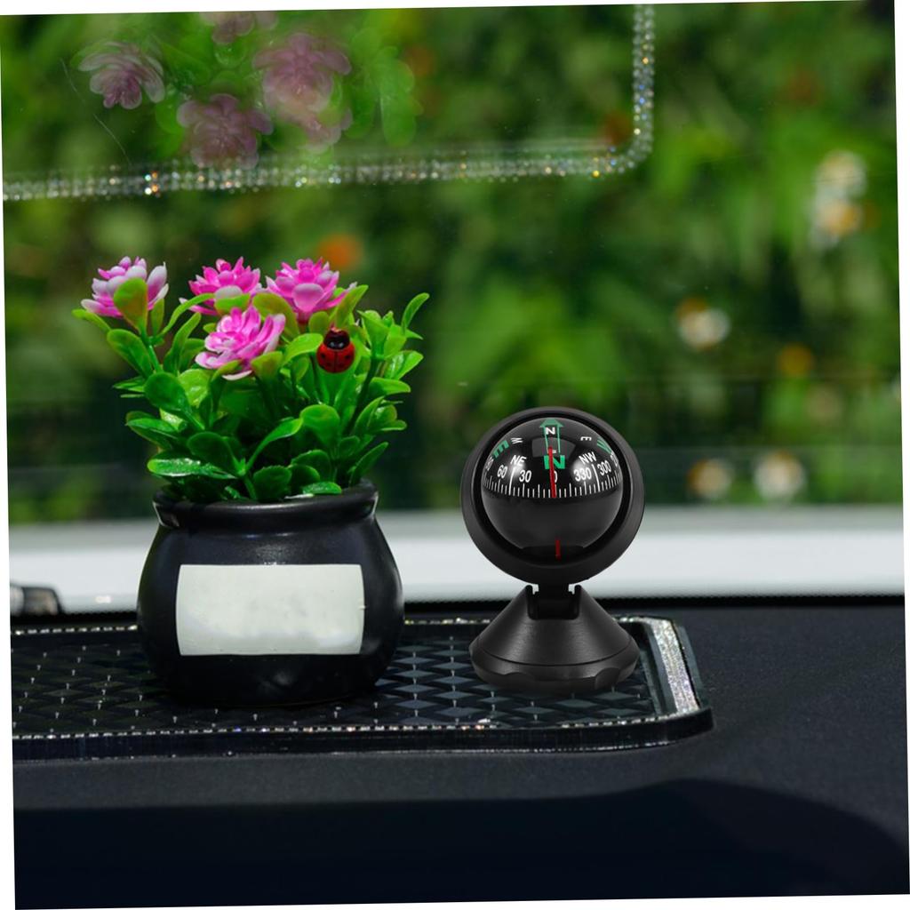 SUPVOX Car Compass, Compass, Compass, Compass, Ball-Shaped, High Precision, Angle Adjustable, Multifunctional, Portable, Car