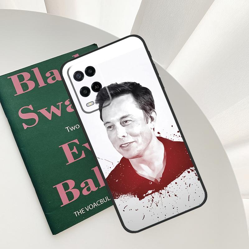 

Elon Musk Case For Oppo A96 A76 A16 A15 A17 A52 A72 A54S A57S A58 A78 A98 A57 A77 A54 A74 A94 Cover OPPO A74 4G