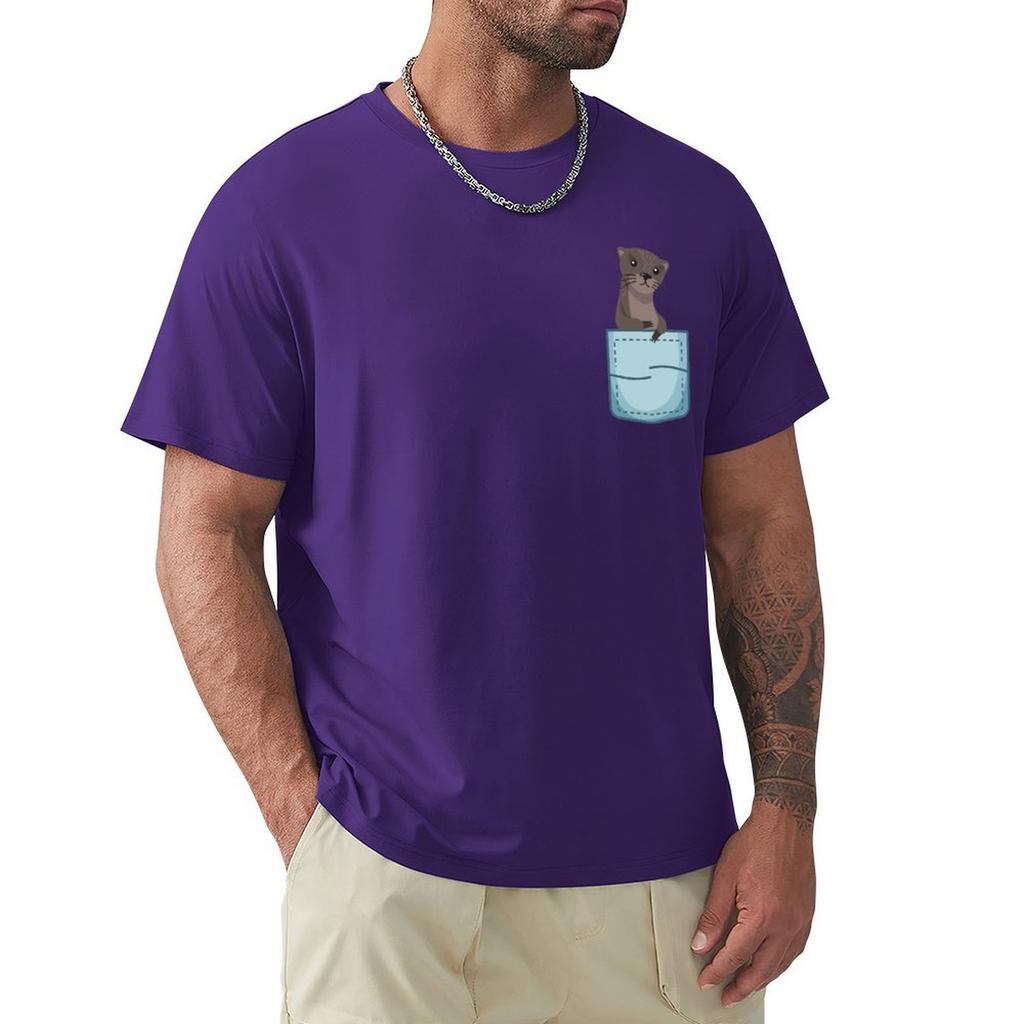 Funny Vintage Ferret Lovers Gift T-Shirt Street Wear Vintage Graphic Tee Outfits For Men