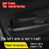Universal Car Left Armrest Storage Box Modification For Left Door