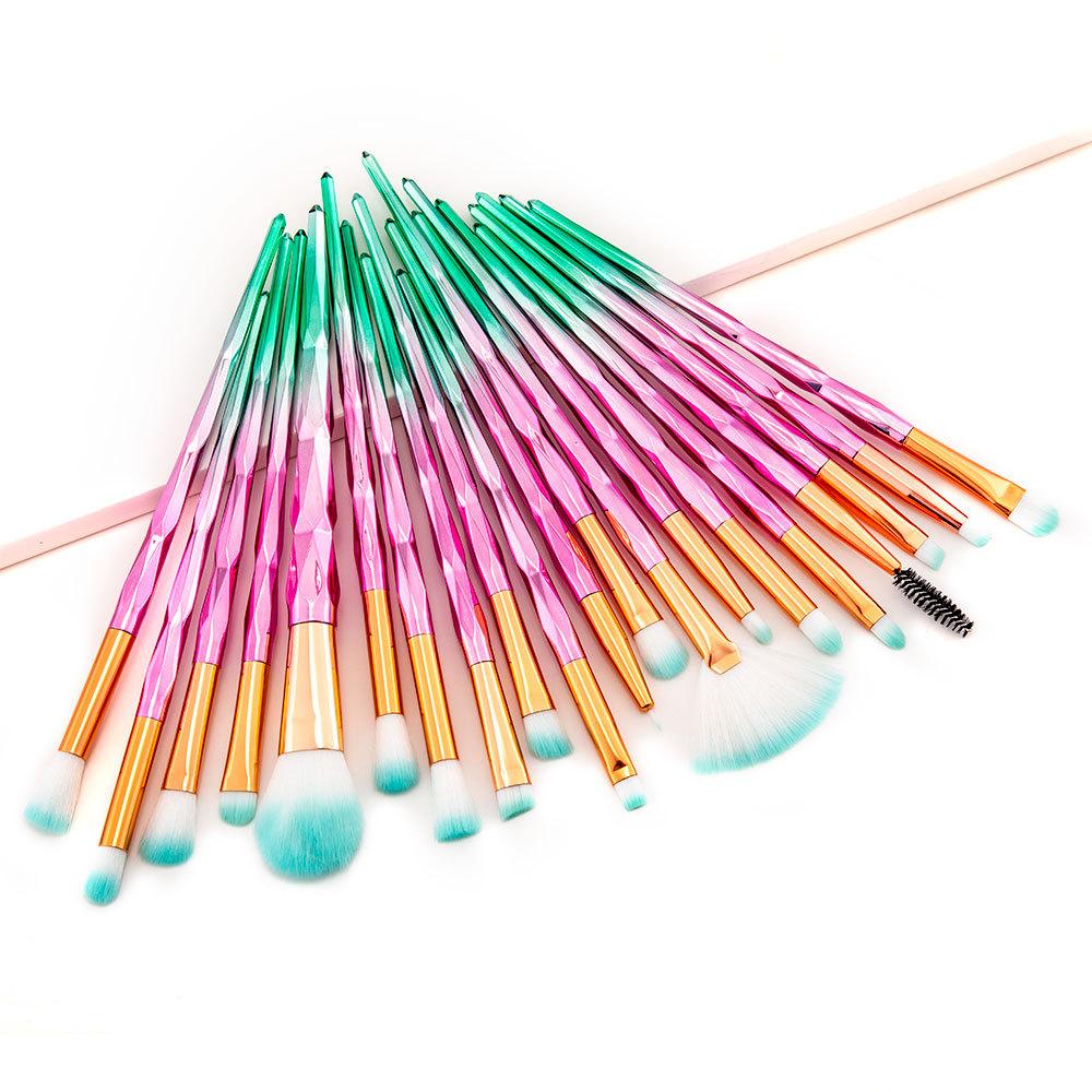 Neues 20 Einhorn Diamant Make-up Pinsel Set Set Pinsel, Augenpinsel Beauty Werkzeuge Make-up Werkzeuge