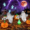 Halloween funny ghost stud earrings girl, minimalist cute fashion accessories TikTok new earrings