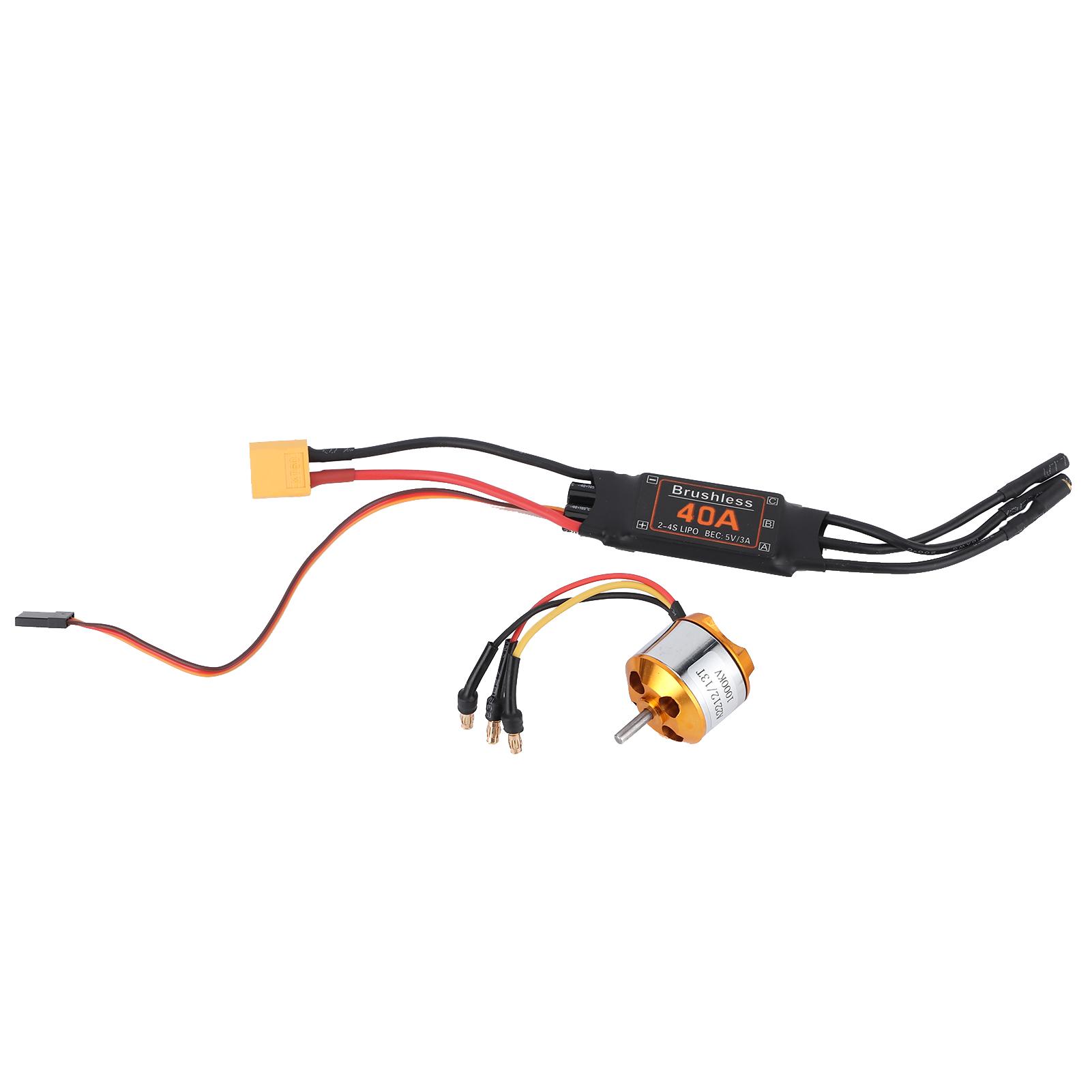 

2212 1000KV Motor 40A Brushless ESC Set Accessories for RC Drone Helicopter FPV Model