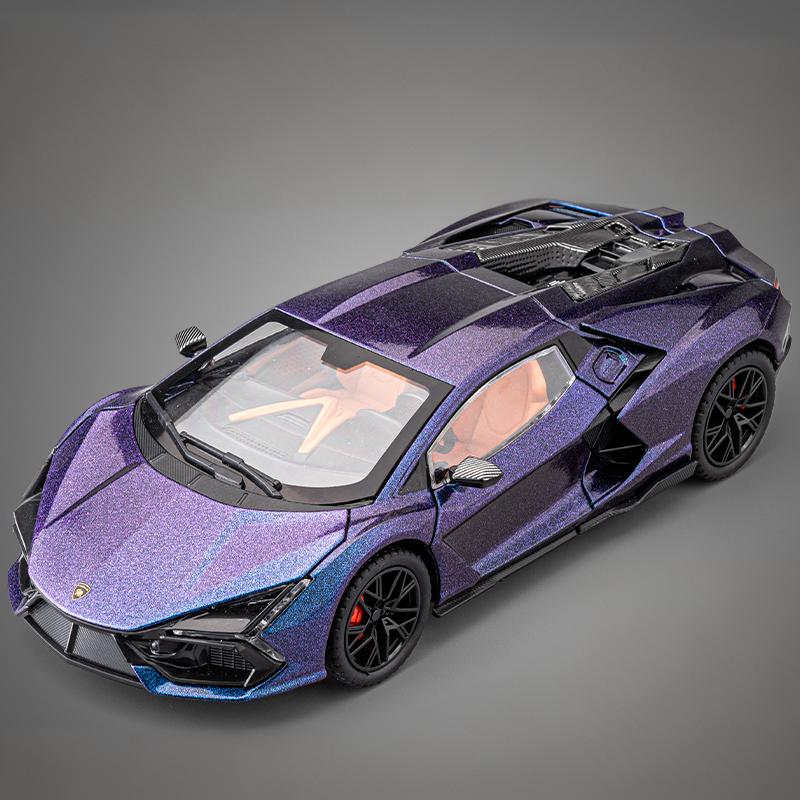 1:24 Lamborghini Revuelto Supersportwagen Legierung Metall Druckguss Modellauto Ornament Dekoration Sammlerstücke Kinderspielzeug Geburtstagsgeschenk