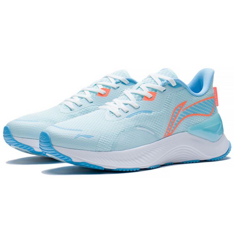 Li Ning Yue Ying 1.0 Ultra Light Breathable Low Top Running Shoes Women Sneakers Blue White ARHS028-4