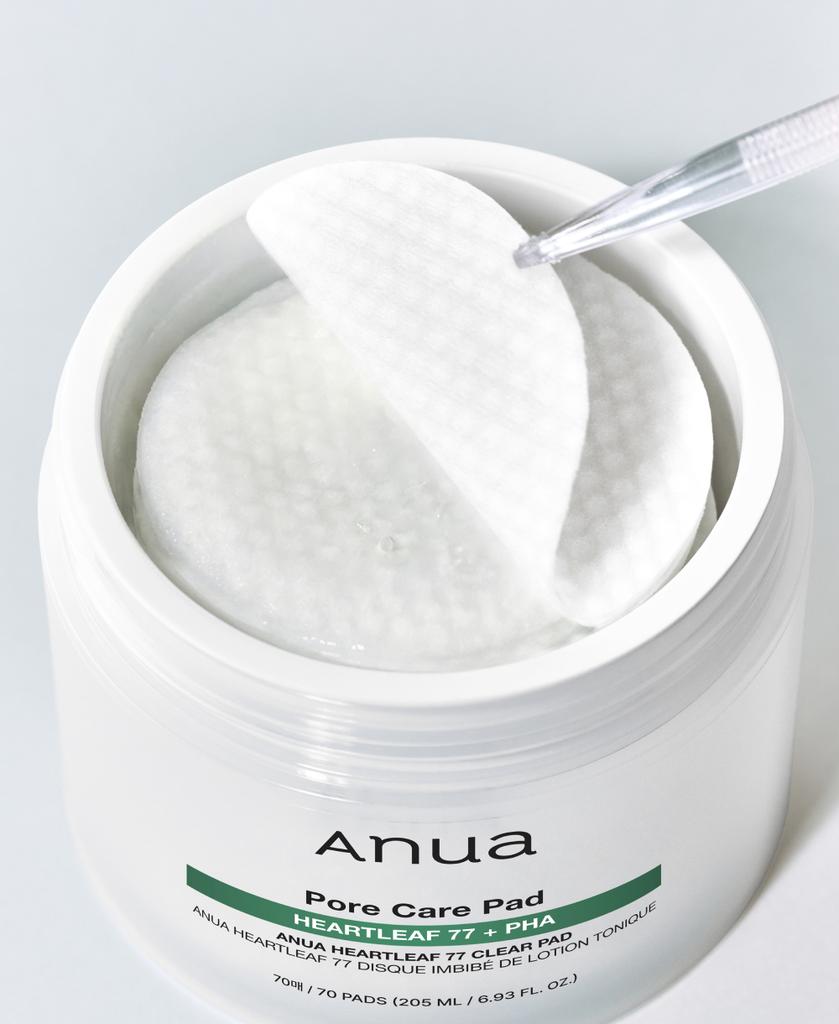 Anua Heartleaf 77 Clear Pad Exfoliating Hydrating 205ml 70 Pads