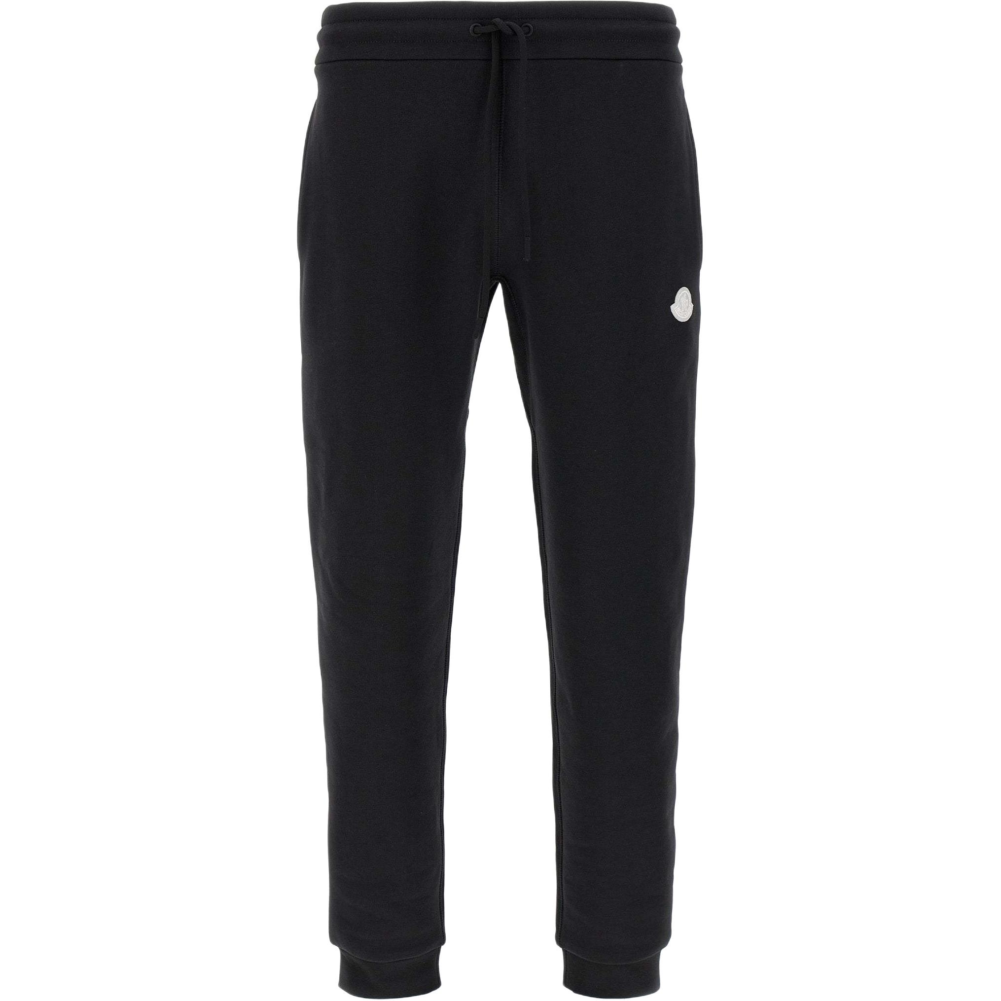 Moncler Logo Drawstring Cuffed Knit Joggers