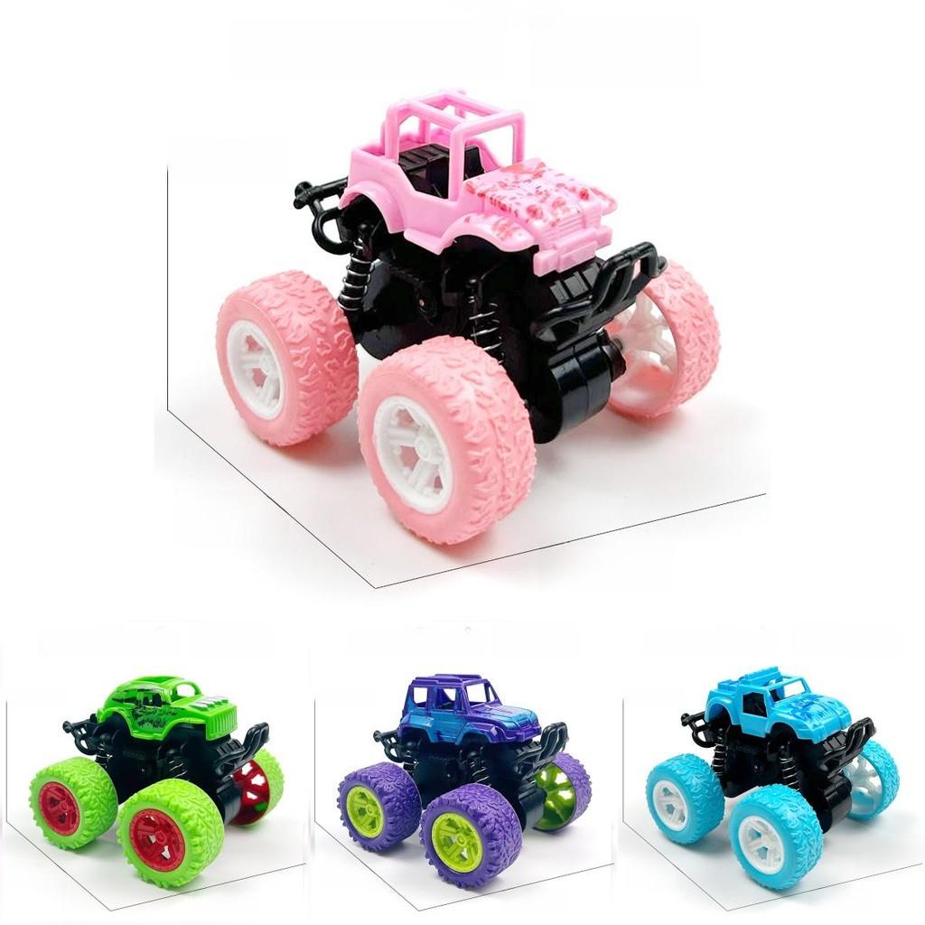 Inertia Off-road Model Car Toy For Kids Durable Plastic Construction 9x8.5x7.5cm