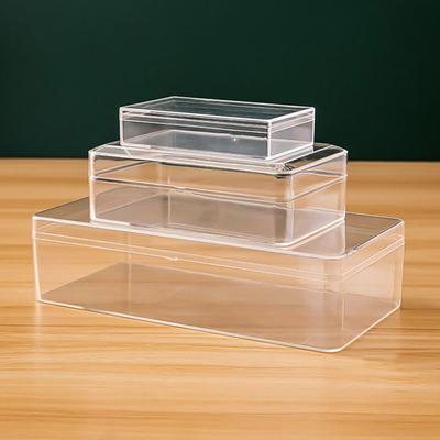 Mehrgrößen-Aufbewahrungsbox Hohe Transparenz Acryl Transparente Box Staubdicht Mini Lebensmittel Süßigkeiten Aufbewahrungsbehälter Anime Modell