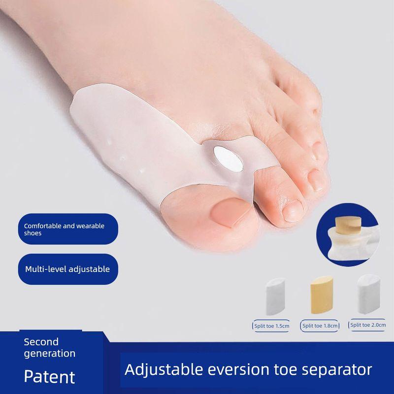 Japanese Bunion Corrector Toe Ring Toe Separator Big Toe Corrector Bunion Toe Separator Daily Use [Adjustable] Pair One Size Fits All