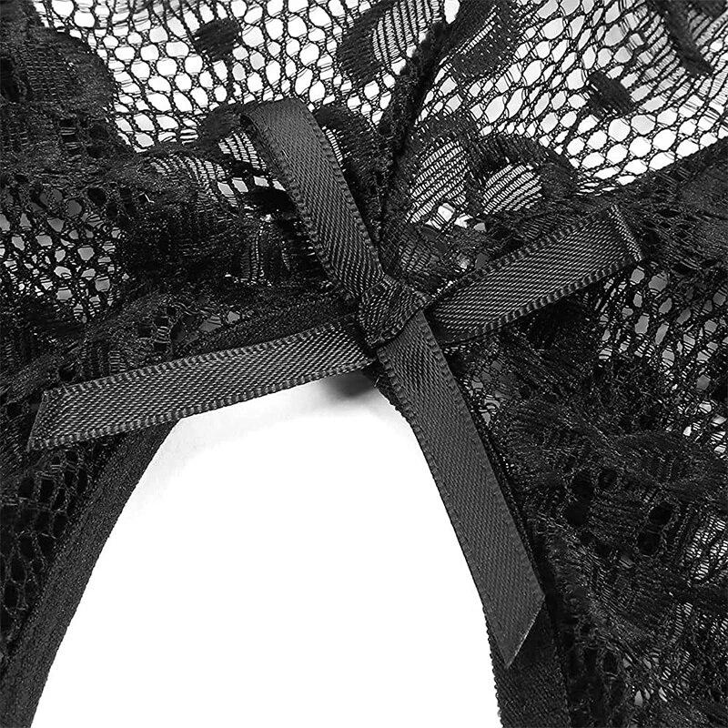 Transparent Lingerie For Women Super  Erotic Underwear Sex Pajamas Crotchless Pornographic Lace Teddies Bodysuit Sexy Outfit