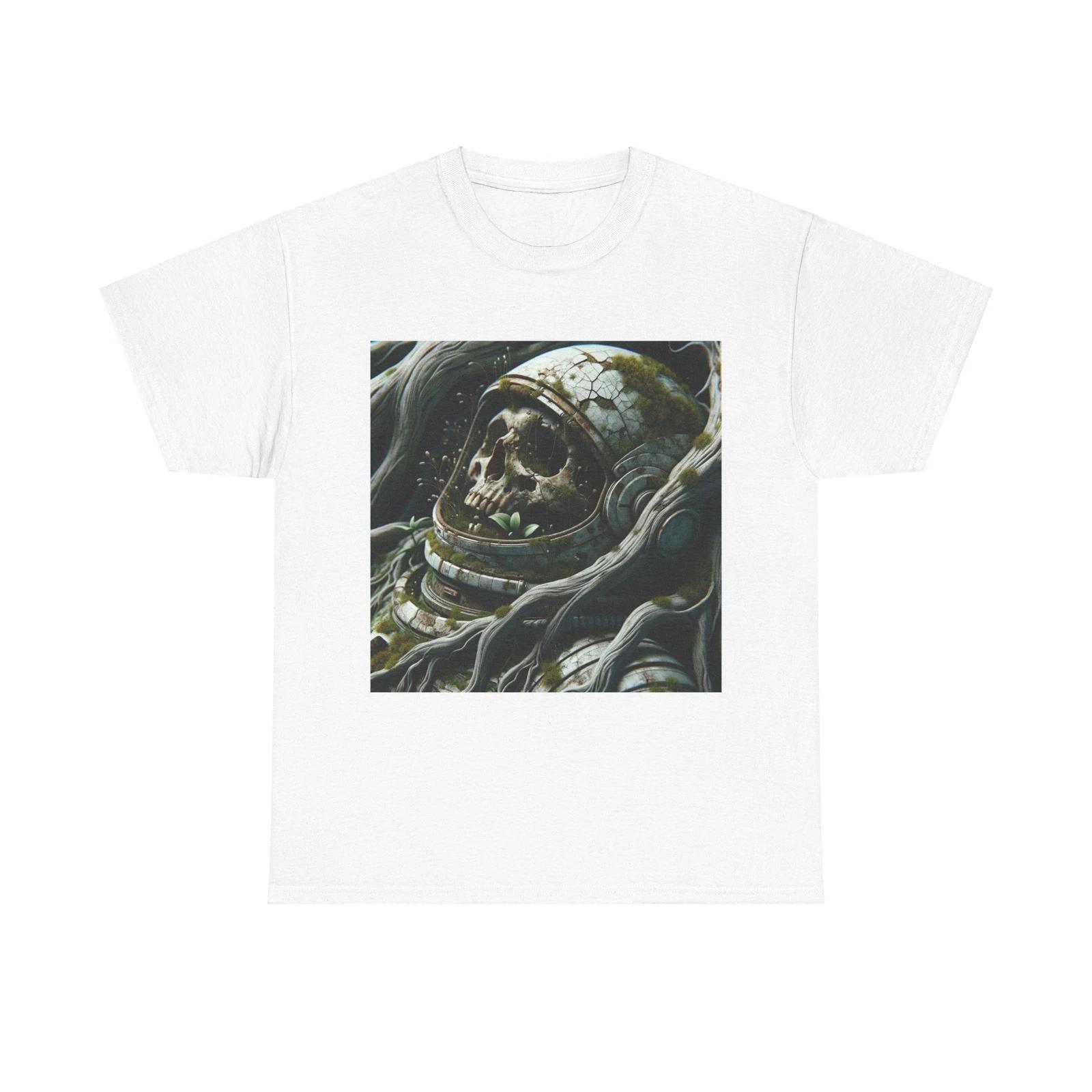 Unisex Adult T Shirt Decayed Astronaut Tattered Suit Roots 4XL
