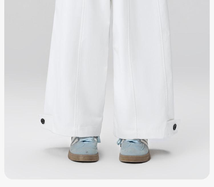Left West Girls' Pants Spring and Autumn Children's Western Sweet Pants Casual Pants 2026 New Big Children's Spring Wide Leg Pants