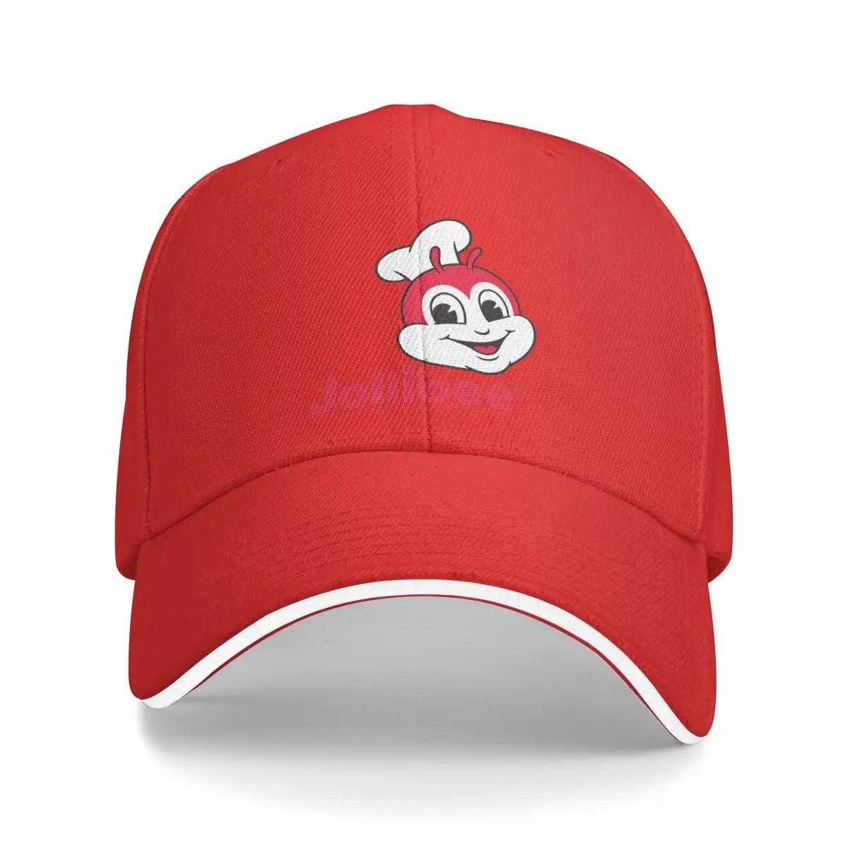 Retro Jollibee Cap Fashion Casual Baseball Caps Adjustable Hat Hip Hop Summer Unisex Baseball Hats Customizable Polychromatic One Size