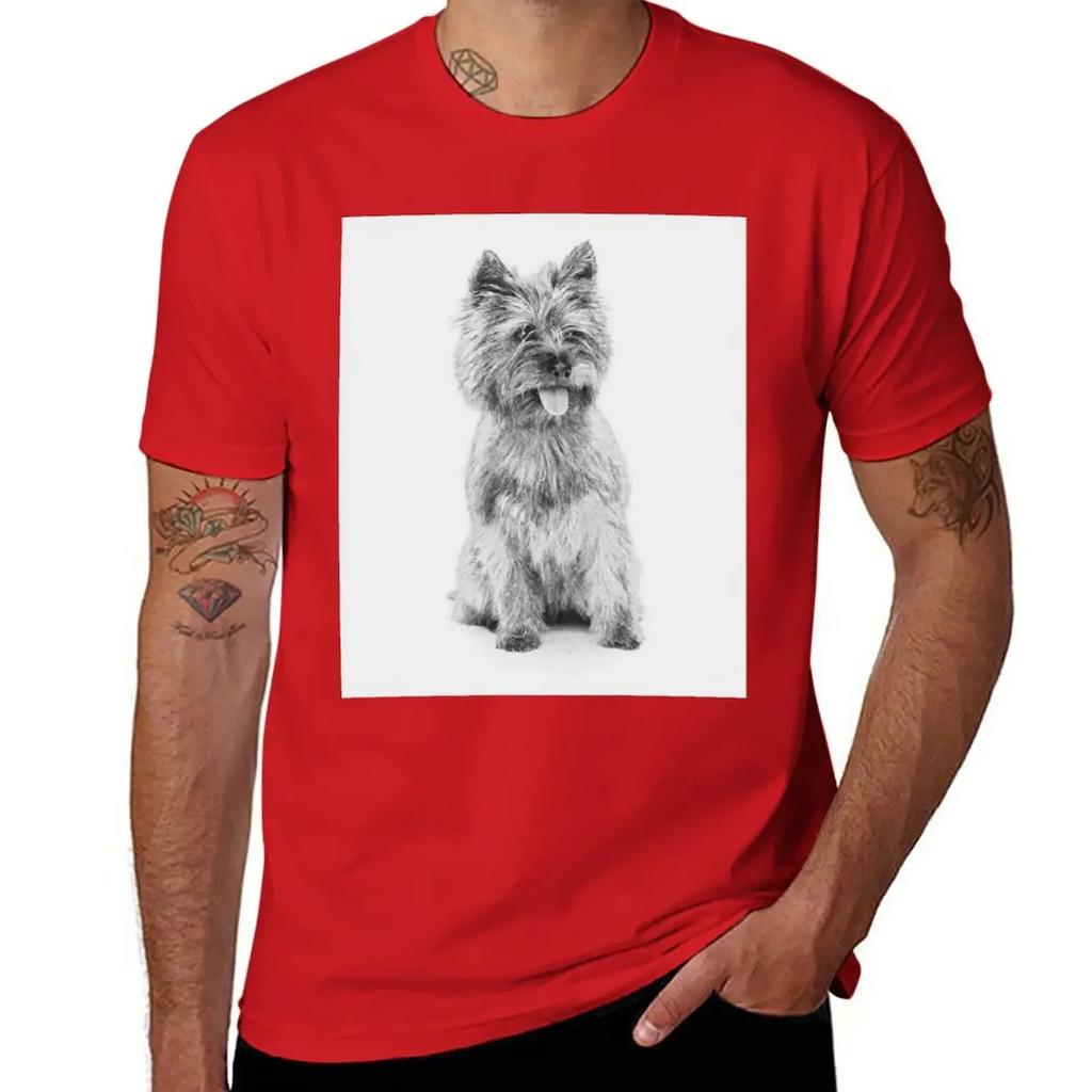 Cairn Terrier - 3a T-Shirt anime sweat shirts graphic tees mens plain t shirts