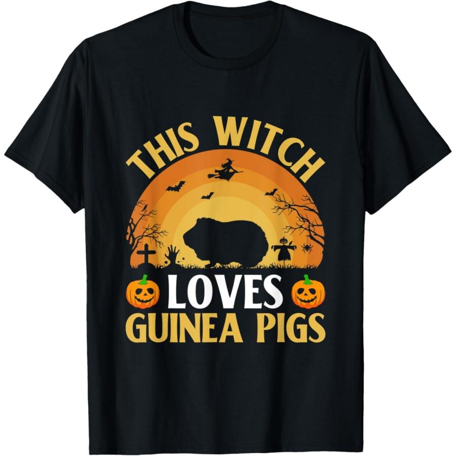 This Witch Loves Guinea Pigs T-Shirt XXXXXL чёрный