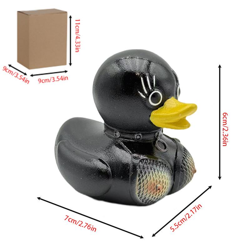 Satan Duck Punk Duck Death Rock Duck Valentina Lady Duck Gothic Girl Statue