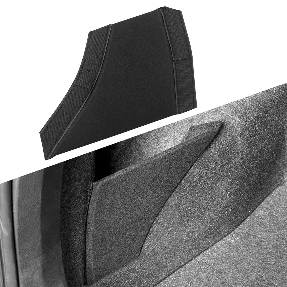 

For VW Polo Hatchback 2011-2018 Car Accessories Flannel Auto Trunk Side Storage Organizer Board Baffle Partitions Plate Plank чёрный