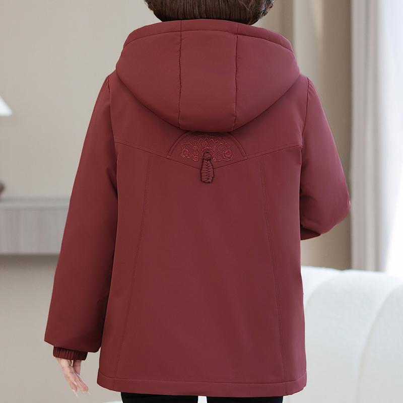 Plus Size XL-6XL Middle Age Women's Down Jackets Winter Parkas Elegant Loose Thick Warm Down Coats Woman Outerwears