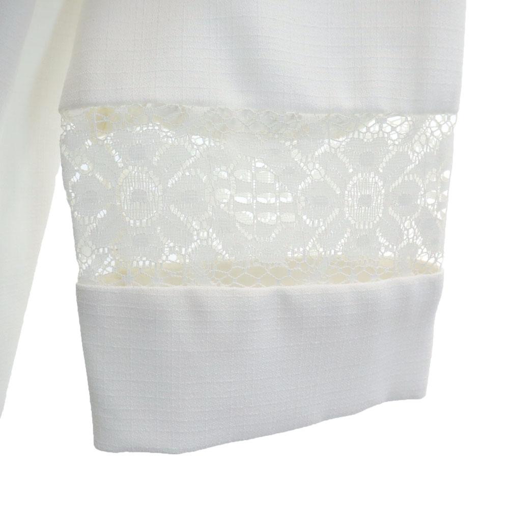IOLANI 70s vintage 7 minutes sleeve Open color Aloha shirt S white Men's Used