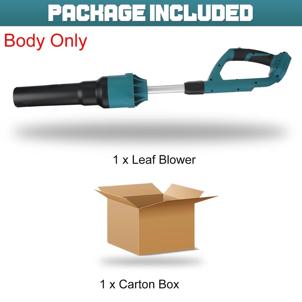 3000W Brushless Cordless Electric Blowing Suction Leaf Blower Air Blower PC Dust Cleaner Collector for 18V Battery