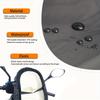 Motorrad Regen Sitzbezug Universal Flexibel Wasserdicht Sattelbezug Schwarz Staub UV Sonne Schutz Genäht Motorradzubehör