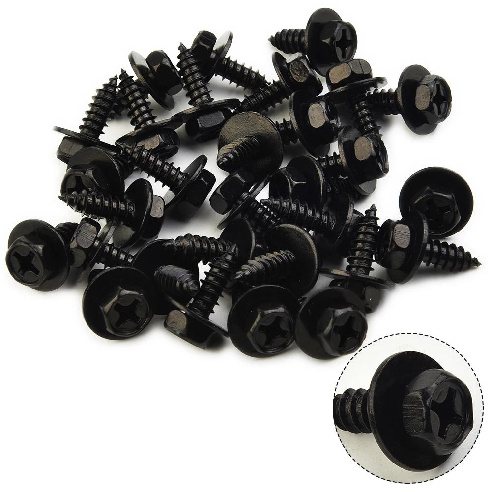 30pcs Screw Bolt Retainer Fenders Liner Under Cover Screw For Toyota 90159/60498 Interior Accessories Auto Fastener