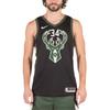 Nike X NBA Collaboration Comfortable Casual V-Neck Sleeveless Basketball Jersey Men Jersey Black 877212-010