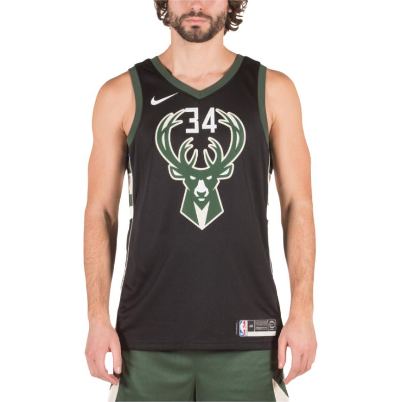 Nike X NBA Collaboration Comfortable Casual V-Neck Sleeveless Basketball Jersey Men Jersey Black 877212-010