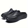 Men's Heel-less Shoes, Lightweight Non-slip Slip-on Casual Slippers, Suitable for Outdoor Walking Slippers