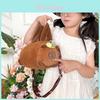 Capybara Plush Cartoon Handheld Water Trolley Bag For Kids And Teens