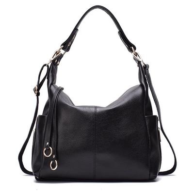 Spring Women's Bag Shoulder Bag Casual Handbag Large Bag Middle-aged Women Genuine Leather