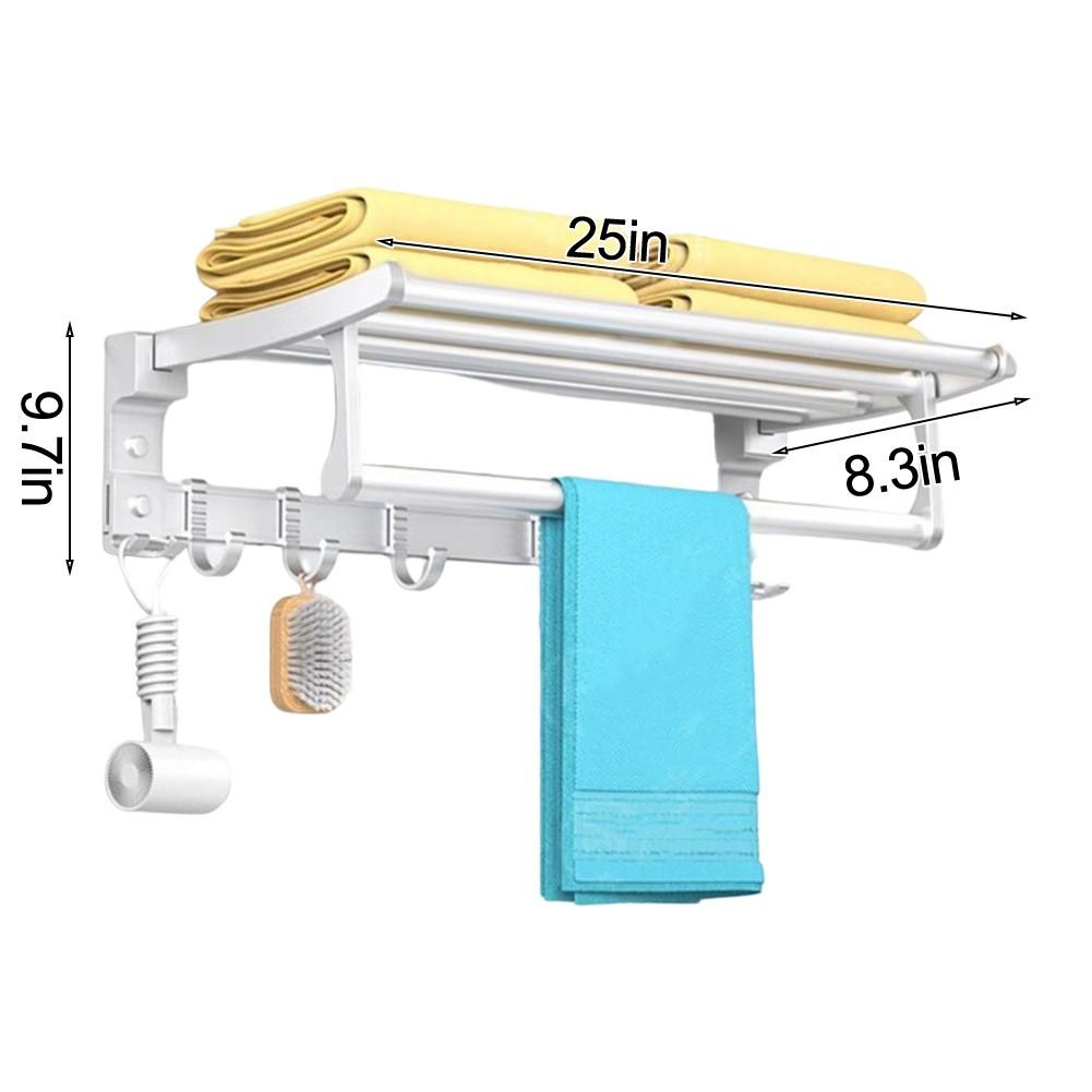 Aluminum Construction Aluminum Towel Rack Bathroom Towel Rack
