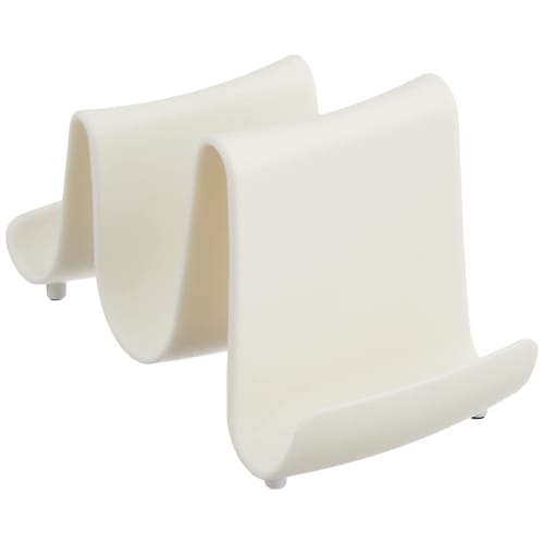 Astro Pot Lid Stand, White, Approx. W13.5 x D6.7 x H8cm, Ladle Holder, Chopping Stand, Cookware Stand, 711-46