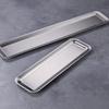 Stainless Steel Rectangular BBQ Plate Korean Style Roasting Pan for Meat Snack Dessert Tray Sushi Dish for Home Kitchen