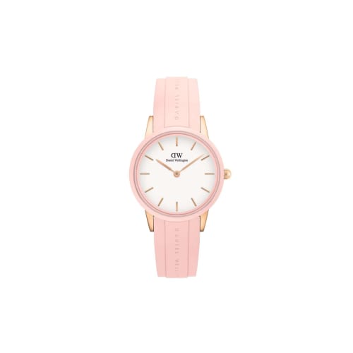 [Official Shop/2-Year Warranty/Authentic] Daniel Wellington DW Women's Iconic Motion Watch in Pastel Pink, 40mm, Waterproof, Rose Gold. A great gift f