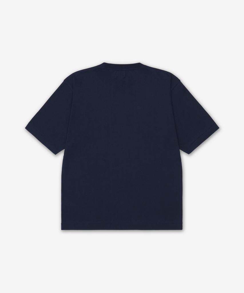 Jeipeuleseu Logo Print Short Sleeve T-Shirt - Navy / Khoagw0901075