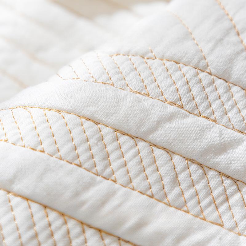 Pure Cotton Sofa Cushion Four Seasons Universal Anti-Slip Seat Cushion Cover Towel Simple Solid Color Printing Sofa Cover Cover Cloth