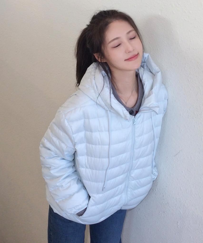 Mind Bridge Women [W] Hooded Lightweight Duck Down Padded Jumper - 2 Colors