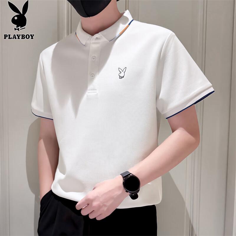 PLAYBOY Men's Casual Polo T-Shirt