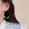 Natural Stone Earrings Women'S Light Luxury High-End Temperament Earrings Retro Ear Jewelry
