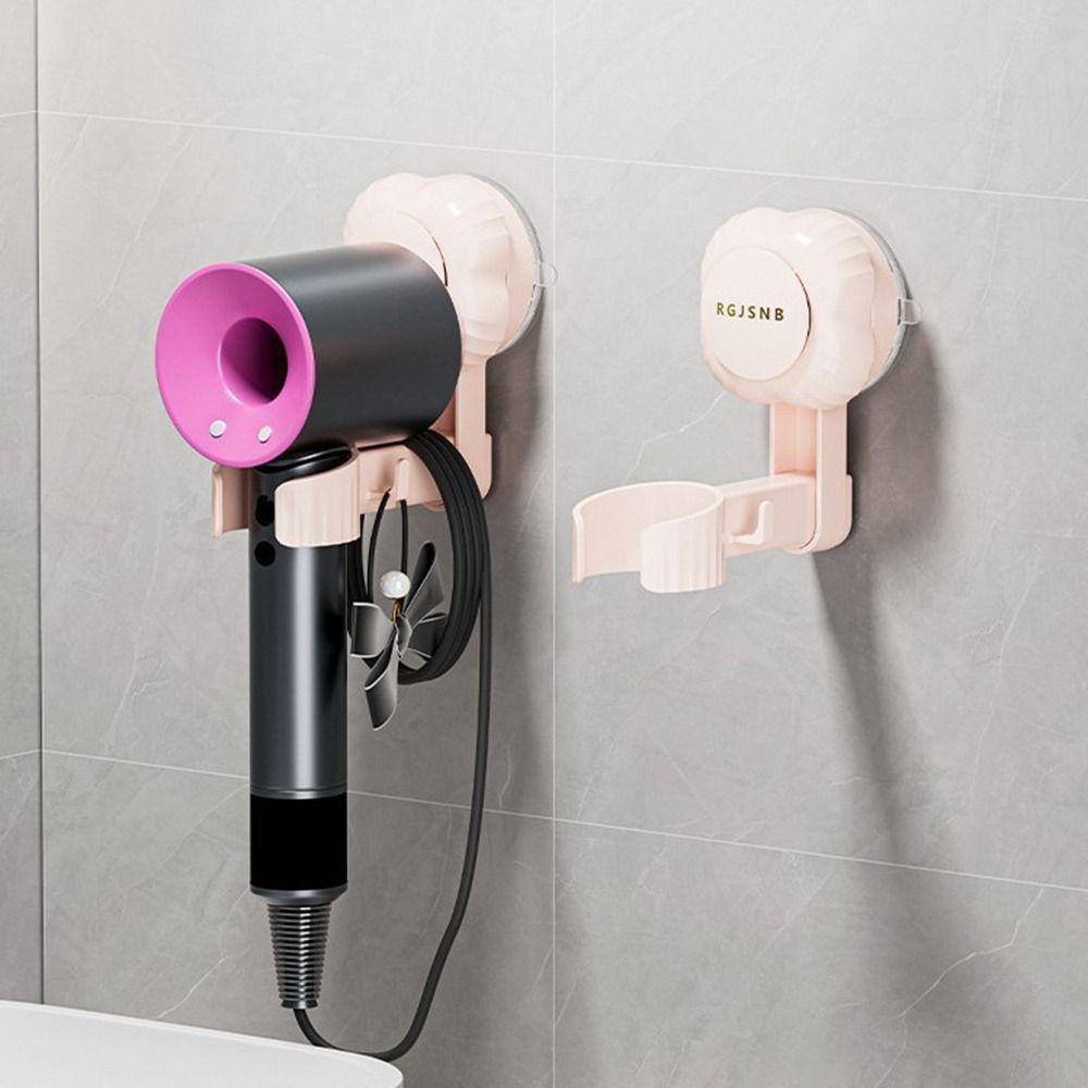 2Pcs Plastic Hair Blow Dryer Rack Wall-Monteud Blow Dryer Storage Rack  for Home