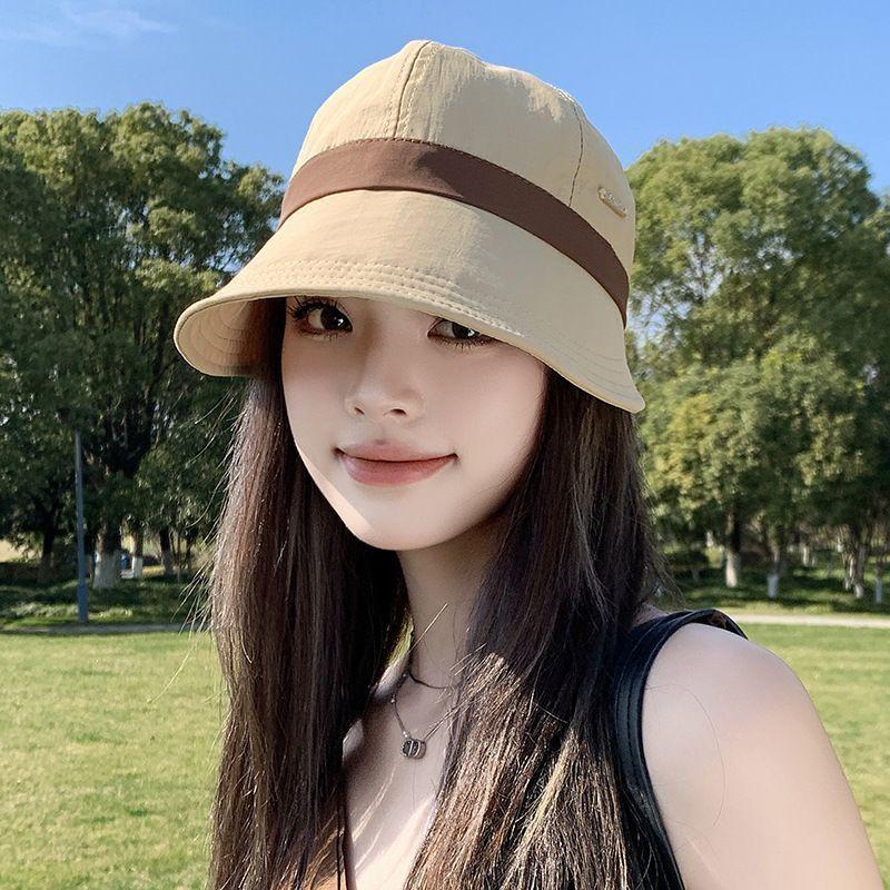 Peaked cap Summer Ruth can hang the same mask Quick-drying Bulu ponytail sun protection hat Thin semi-empty top sun hat